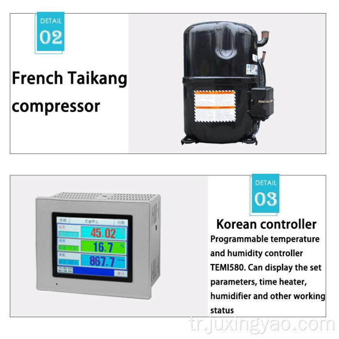 Yüksek sıcaklık ve sabit sıcaklık testi kutusu